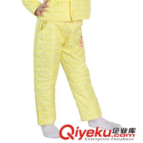 衫宣 兒童羽絨褲 女童褲 童裝褲 兒童羽絨褲 內(nèi)膽褲 80%絨格子褲原始圖片2