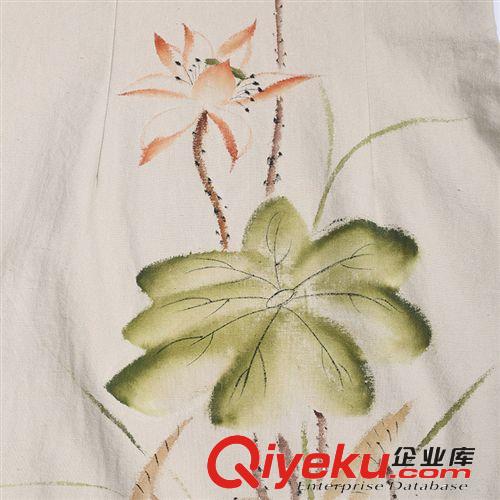 廠家供應 新款民族風連衣裙 手繪修身 七分袖夏季連衣裙 L14037原始圖片3
