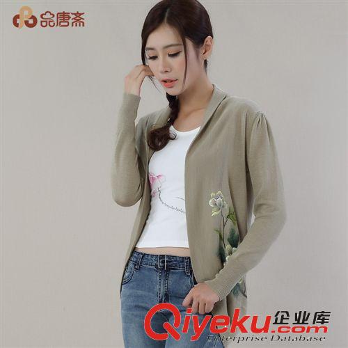 品唐齋民族風(fēng)2014新款女裝圓領(lǐng)長(zhǎng)袖棉質(zhì)