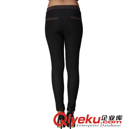 中老年秋冬服裝新款保暖修身彈力小腳褲百搭唐裝打底褲子批發(fā)原始圖片2