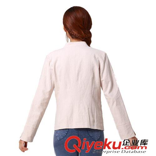 品唐齋 西裝外套  韓版女式修身外套批發  百搭手繪上衣w13246原始圖片2