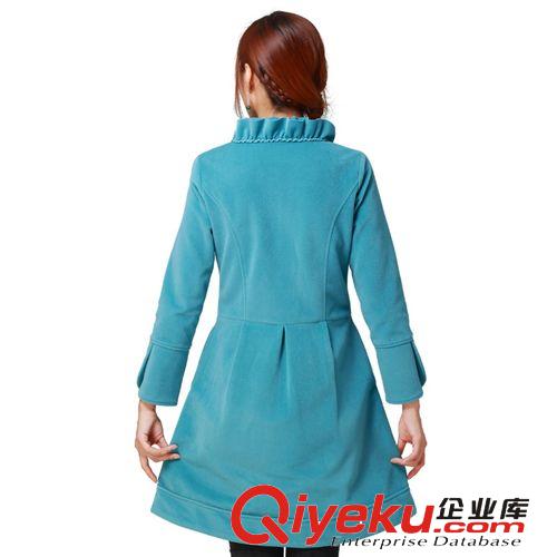 品唐齋秋冬女裝民族風(fēng)唐裝立領(lǐng)盤扣開襟中長款外套新款改良原始圖片2