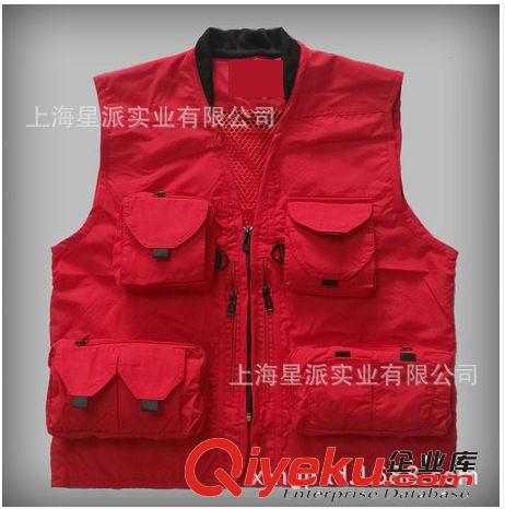 男式攝影馬甲定制春秋季帆布多口袋導(dǎo)演馬甲背心記者廣告馬甲定做原始圖片2