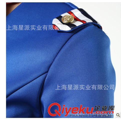 廠家批發(fā)現(xiàn)貨空姐服美容師制服定制 定做酒店前臺文員衣服訂制