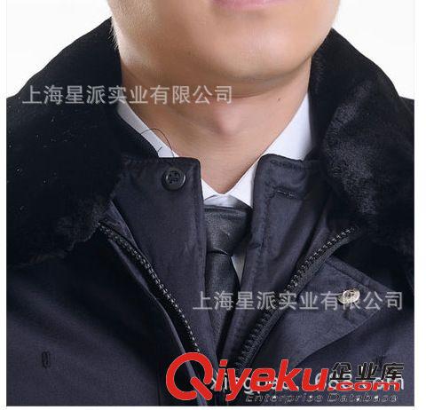 上海星派批發(fā)現(xiàn)貨保安大衣棉服 供應定做防水可拆卸多功能物業(yè)服原始圖片2