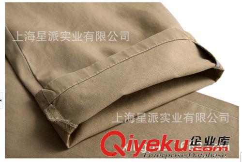 定制棉質春夏季休閑長褲 定做工裝男士褲子批發(fā) 男式休閑直筒褲子