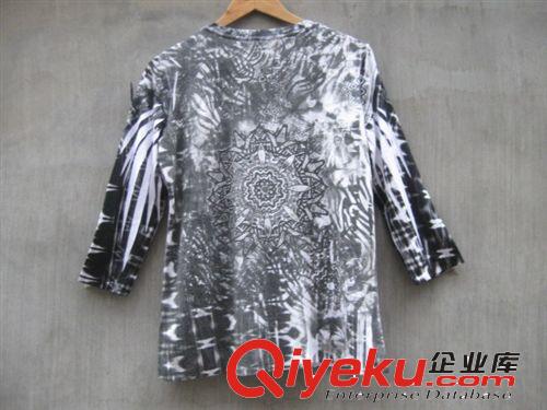 外貿(mào)原單庫存花色中袖女T恤批發(fā)大碼