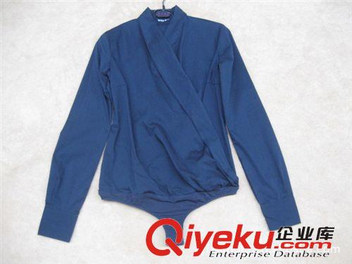外貿庫存 微彈 短袖 連體襯衫  女士襯衫