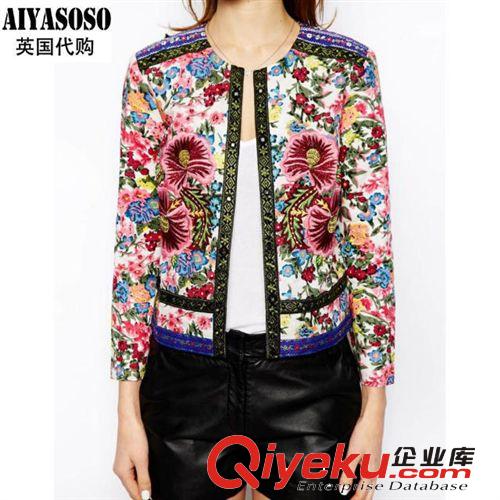 C110-99A1 14秋冬新款A(yù)SOS同款提花刺繡女式加棉棉服外套原始圖片2
