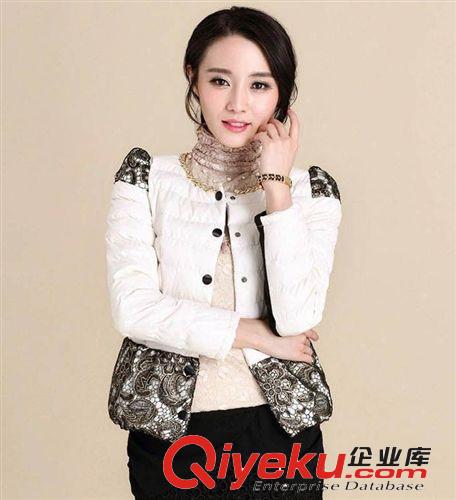 女士短款小棉襖 百搭棉衣 中性風(fēng)女裝 J2-0415 短款棉襖羽絨棉服原始圖片2