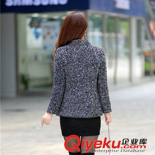 新款秋冬新品女式外套 韓版小香風(fēng)修身呢大衣 風(fēng)衣女 S1019原始圖片3