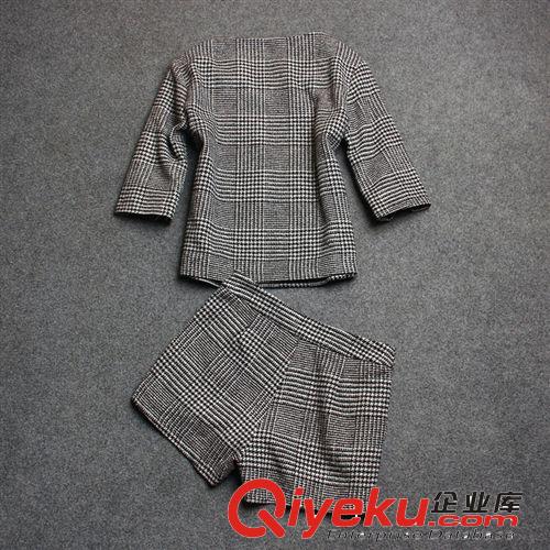 【秀場(chǎng)同款】 歐美gd外貿(mào)秋冬新款 狐貍刺繡上衣+短褲套裝