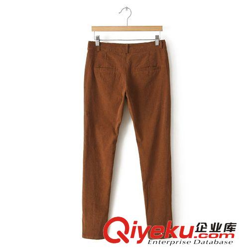 批發(fā)新款韓版燈芯絨 含腰帶 休閑褲原始圖片2