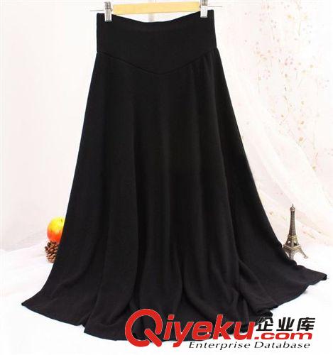 外貿(mào)專(zhuān)供 批發(fā)直銷(xiāo) 歐美風(fēng)秋冬加厚不規(guī)則下擺半身裙包臀長(zhǎng)裙原始圖片3