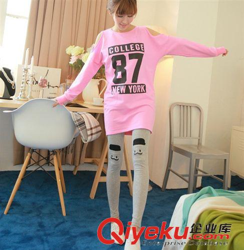 2014新款時尚打底褲 春裝潮流顯瘦九分褲 打底褲 韓版可愛女褲原始圖片3