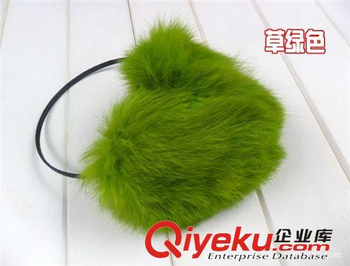 廠家供應(yīng)現(xiàn)貨兔毛保暖耳套 染色兔毛耳捂 真兔毛耳套原始圖片2