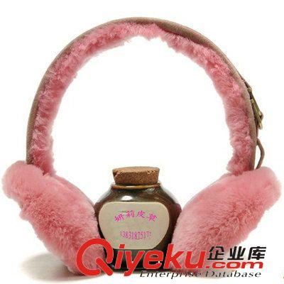 特價大牌同款2014 新款兔毛女士折疊式羊毛一體耳罩廠家批發(fā)原始圖片3