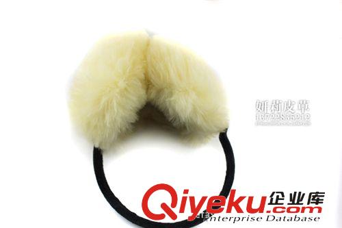 耳罩批發(fā)【妍莉皮草】優(yōu)質(zhì)澳洲羊毛 超大仿狐貍毛 冬季保暖毛耳罩原始圖片3