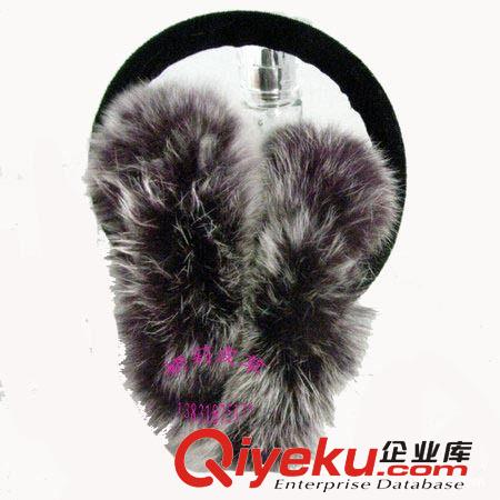 2014 新款 女式 新款熱賣優(yōu)質(zhì)皮草定做超大多色牡丹花兔毛耳包原始圖片3