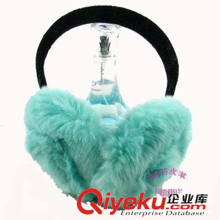 兔毛耳罩【妍莉皮草】廠家直銷 優(yōu)質(zhì)獺兔 定做 超大皮草兔毛耳罩