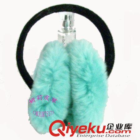 2014 新款 女式 新款 優(yōu)質(zhì)獺兔 定做  超大  兔毛 耳罩原始圖片3