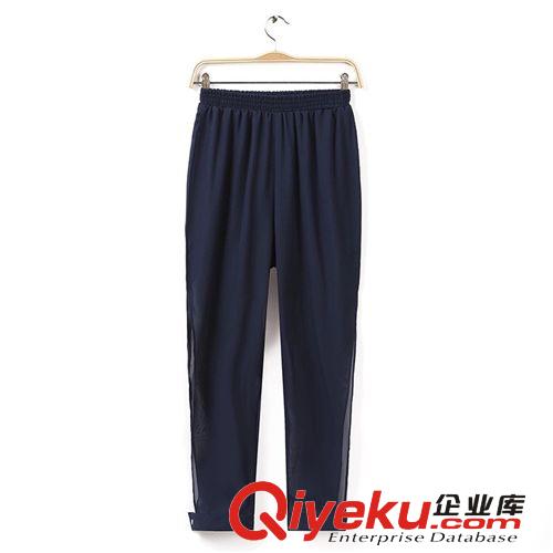2014夏季女裝 爆款現(xiàn)貨ts開叉?zhèn)€性雪紡休閑哈倫褲 女式褲子3848原始圖片2