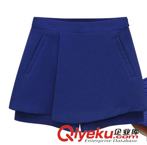 2014歐美夏季新款 氣質(zhì)顯瘦熱褲大碼打底休閑女褲短褲裙褲 批發(fā)原始圖片2