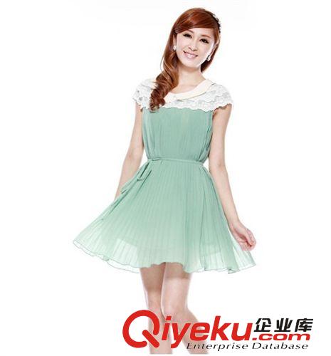 2014夏季日系純色面料很舒服褶皺連衣裙批發(fā)