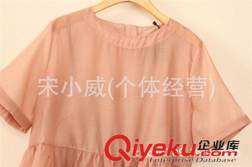 外貿(mào)原單批發(fā) 2014夏裝新款 英國復(fù)古歐根紗高腰兩件套連衣裙女