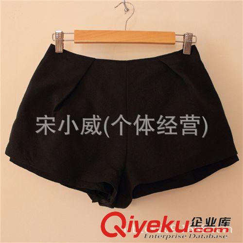 外貿(mào)原單批發(fā) 秋冬復(fù)古提花花苞雙層短褲 靴褲女 KZ842