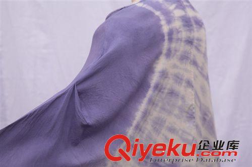 壹念原創設計 女士春夏裝純棉手工扎染寬松百搭中袖套頭T恤