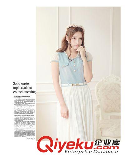 2014夏季新款韓版女裝長裙時尚百搭潮流ts蕾絲網(wǎng)紗開叉半身裙