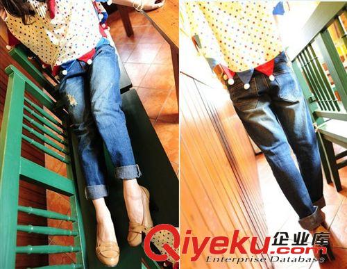 新款女裝批發(fā)gd潮流設計女鉛筆褲牛仔褲小腳褲 C1-2299
