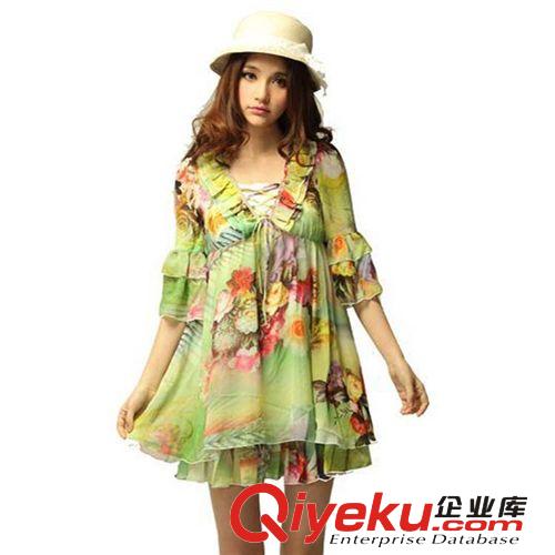 .清倉tj夏裝時尚大碼女裝優(yōu)雅顯瘦冰絲清涼連衣裙貨源代發(fā)