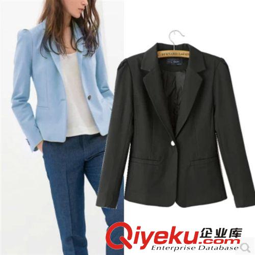 女裝2014秋冬新款歐美風(fēng)羊絨毛呢外套女上衣大衣風(fēng)衣