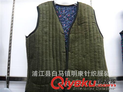 冬季新款 中老年休閑拉絨開衫男馬甲 女馬甲 廠家直銷 地攤貨源原始圖片3