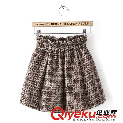 1649-0.25 爆款春秋半身裙高腰顯瘦短裙蓬蓬裙