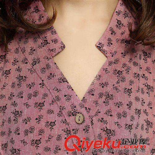 布衣寬松大碼長袖原創(chuàng)設(shè)計(jì)韓版棉麻襯衫連衣裙
