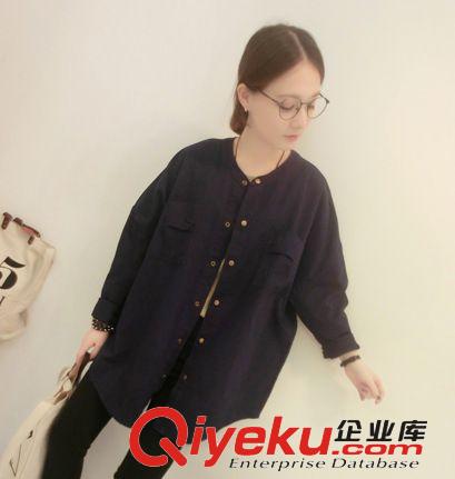 2014秋季新款女裝超帥后背字母舒服大口袋寬松工裝外套  6592原始圖片3