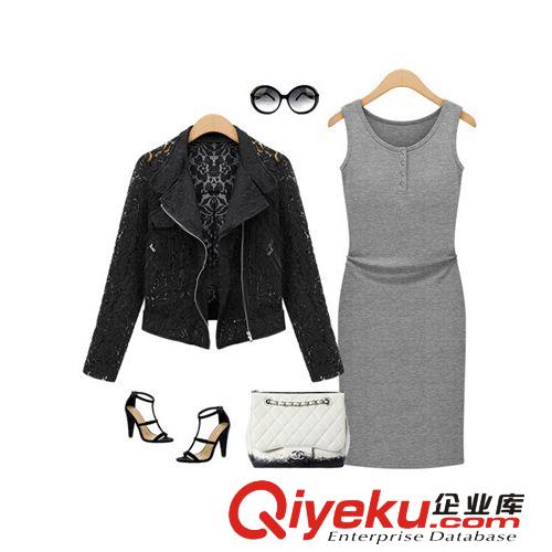 2014新款秋季女裝蕾絲鏤空開衫小披肩顯瘦百搭女短外套原始圖片2