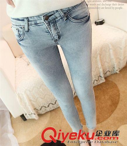 廠家直銷 腳口洞洞 個(gè)性緊身包腿顯瘦小腳褲女牛仔九分褲967原始圖片2