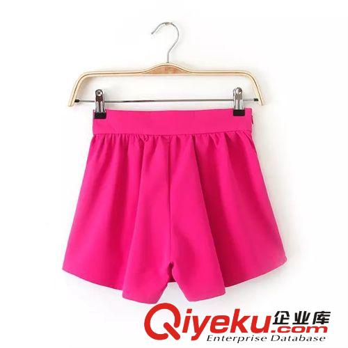 B01-00541 F.M.P 韓版女式休閑短褲女夏新款糖果色A字褲原始圖片2