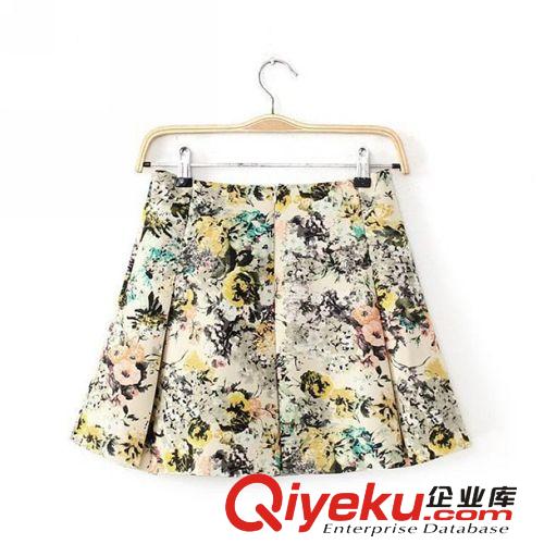 B35-00758 F.M.P 歐美新款時(shí)尚拼接飛鳥花朵印花無袖連體褲