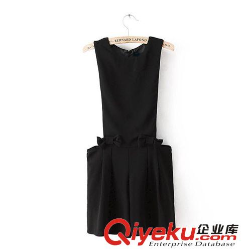 B89-93-073 F.M.P【042】歐美時(shí)尚前面蝴蝶結(jié)裝飾無(wú)袖連體褲原始圖片3