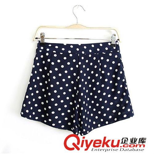 B168-92-094 F.M.P 夏季新款歐美時(shí)尚休閑波點(diǎn)短褲原始圖片3