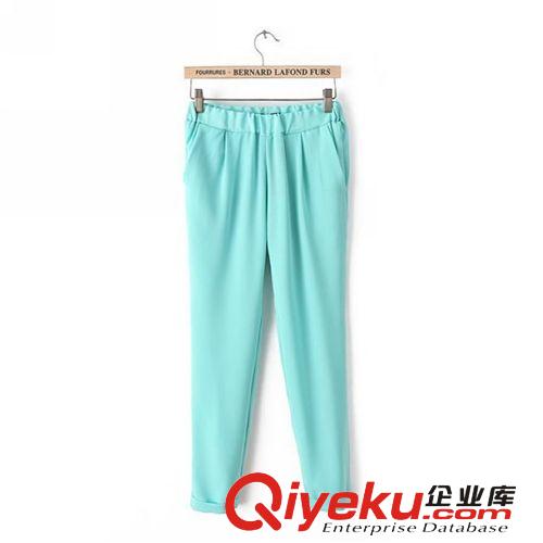 B89-89-072【048】F.M.P 2014夏季新款歐美風(fēng)簡(jiǎn)約百搭哈倫休閑褲原始圖片3
