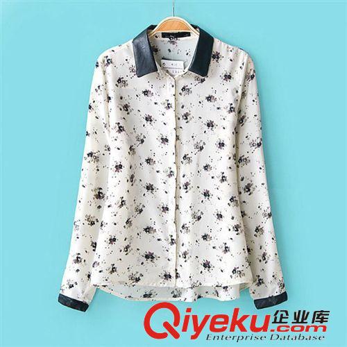 B168-84-003 F.M.P 歐美春裝新款時(shí)尚修身拼接千鳥格小腳鉛筆褲