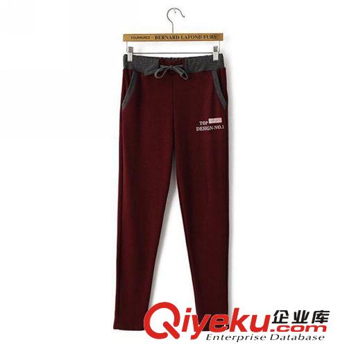 B128-02744 F.M.P 秋冬新款時(shí)尚拼色抽繩大碼休閑長(zhǎng)褲
