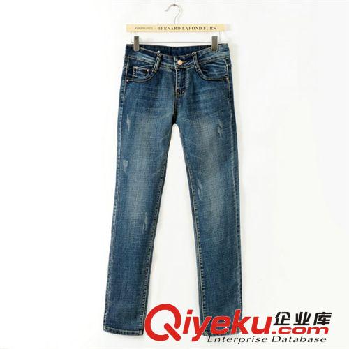 B199-01700 F.M.P【1153】韓版新款時尚修身簡約彈力牛仔長褲原始圖片3