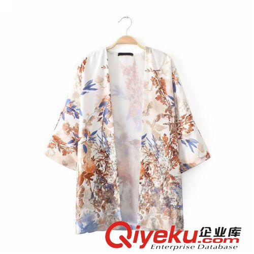 A40-00898 F.M.P 歐美夏季新款彩色蝴蝶印花系帶短袖連衣裙